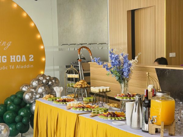 Tiec teabreak khai truong cong ty aladin 2 Tiec teabreak khai truong cong ty aladin 2