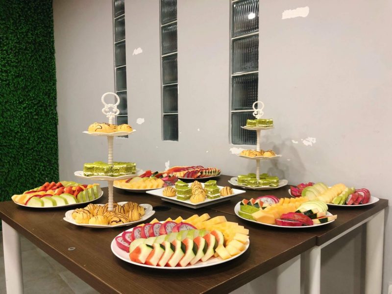 tiec teabreak khai truong