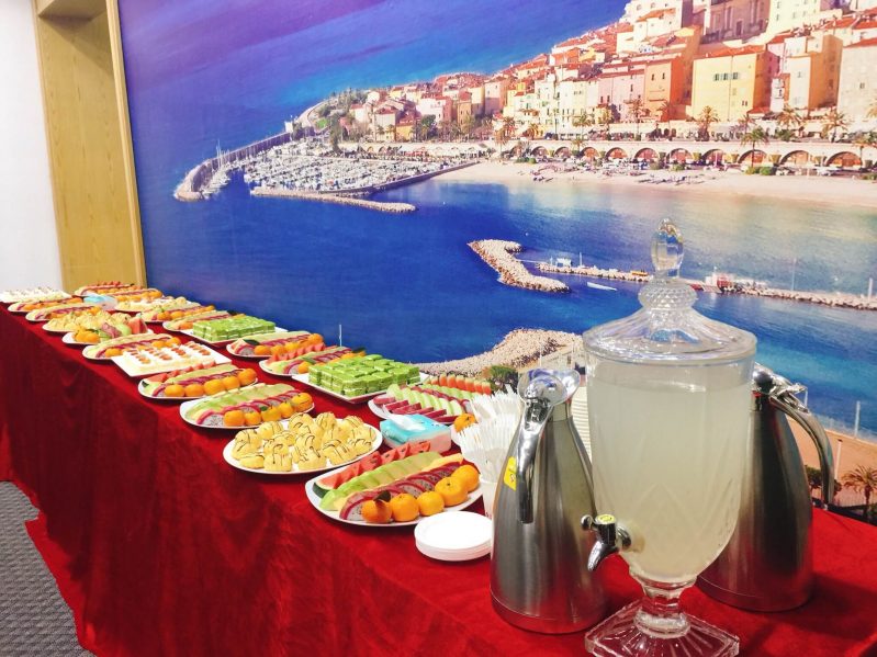 tiec teabreak cho workshop dd